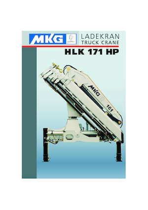 Гідравлічні вантажні крани MKG HLK 171 HP a4