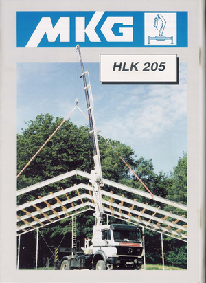 Гідравлічні вантажні крани MKG HLK 205 a2