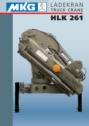 Гідравлічні вантажні крани MKG HLK 261 a7 