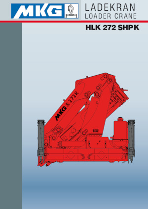 Гідравлічні вантажні крани MKG HLK 272 SHP K a5