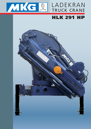 Гідравлічні вантажні крани MKG HLK 291 HP a8 