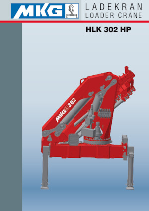 Гідравлічні вантажні крани MKG HLK 302 HP a4