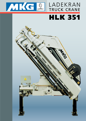 Гідравлічні вантажні крани MKG HLK 351 a3