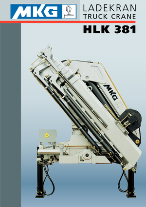 Гідравлічні вантажні крани MKG HLK 381 HP a1