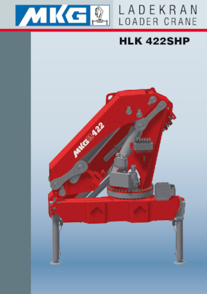 Гідравлічні вантажні крани MKG HLK 422 SHP a3