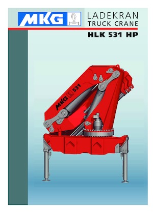 Гідравлічні вантажні крани MKG HLK 531 HP a4
