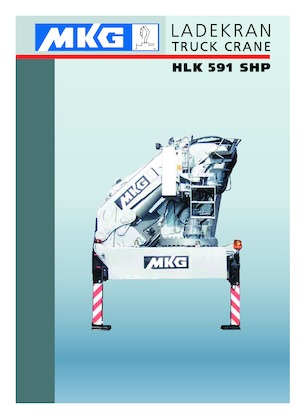 Гідравлічні вантажні крани MKG HLK 591 SHP a2 
