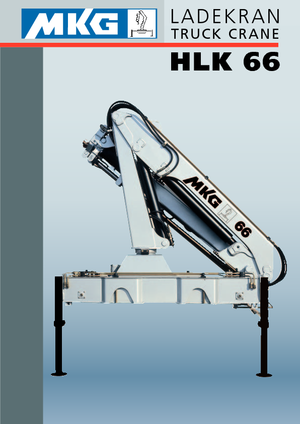 Гідравлічні вантажні крани MKG HLK 66 a3 