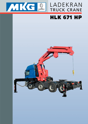 Гідравлічні вантажні крани MKG HLK 671 HP a5