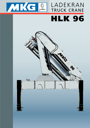 Гідравлічні вантажні крани MKG HLK 96 a2 