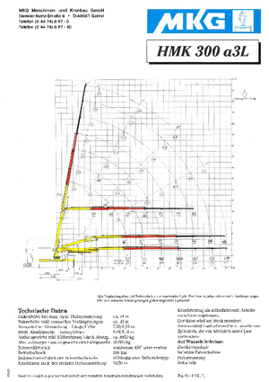 Гідравлічні вантажні крани MKG HMK 300 a3 L ZZ