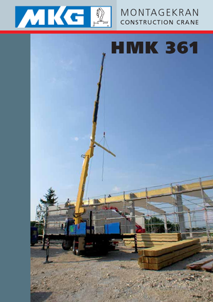 Гідравлічні вантажні крани MKG HMK 361 a3 L