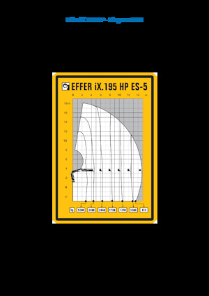Гідравлічні вантажні крани Effer IX.195 HP ES5