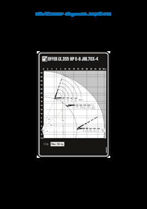 Гідравлічні вантажні крани Effer IX.355 HP E6
