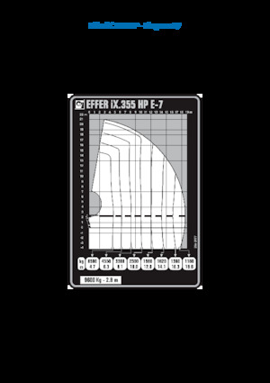Гідравлічні вантажні крани Effer IX.355 HP E7