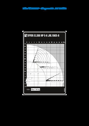 Гідравлічні вантажні крани Effer IX.550 HP E6