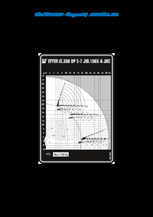Гідравлічні вантажні крани Effer IX.550 HP E7