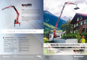 Гідравлічні вантажні крани Maxilift ML 380.4H
