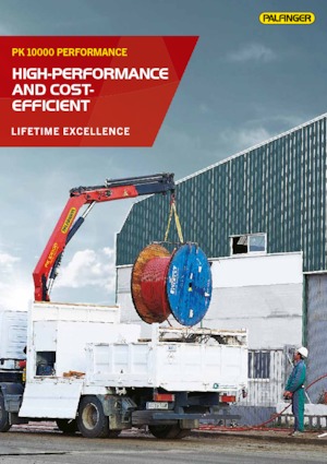 Гідравлічні вантажні крани Palfinger PK 10000 B
