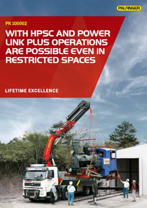Гідравлічні вантажні крани Palfinger PK 100002 G