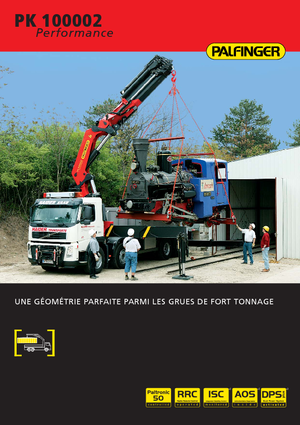 Гідравлічні вантажні крани Palfinger PK 100002 HPLS D