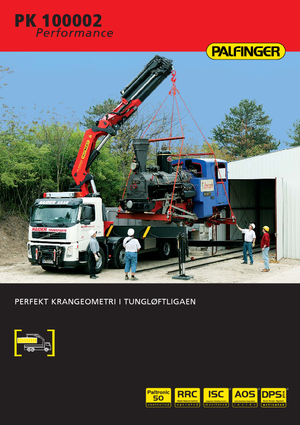 Гідравлічні вантажні крани Palfinger PK 100002 HPLS D