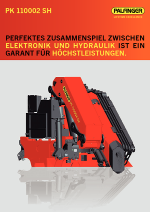 Гідравлічні вантажні крани Palfinger PK 110002 SH H