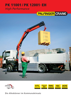 Гідравлічні вантажні крани Palfinger PK 12001 EH C