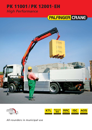 Гідравлічні вантажні крани Palfinger PK 12001 EH C