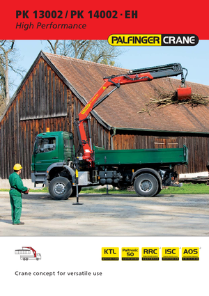 Гідравлічні вантажні крани Palfinger PK 13002 E