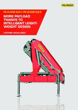 Гідравлічні вантажні крани Palfinger PK 14.501K SLD 5