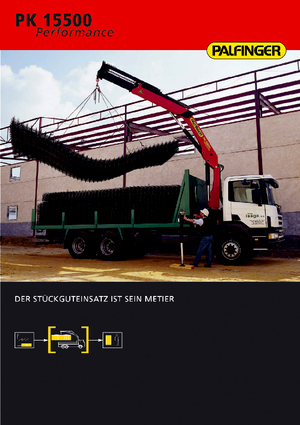 Гідравлічні вантажні крани Palfinger PK 15500 C