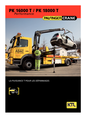 Гідравлічні вантажні крани Palfinger PK 18000 TC  HPLS