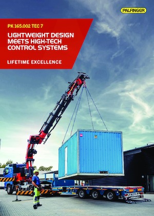 Гідравлічні вантажні крани Palfinger PK 165.002 TEC 7 H 