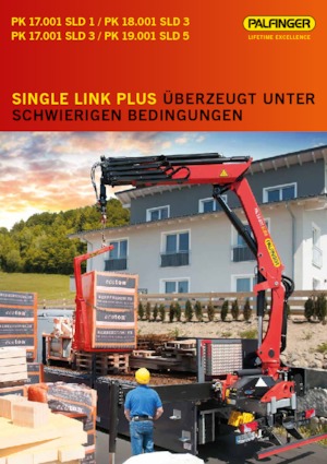 Гідравлічні вантажні крани Palfinger PK 17.001 SLD 3 A