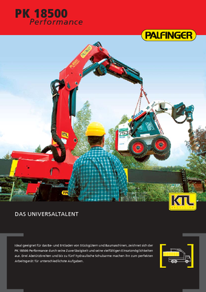 Гідравлічні вантажні крани Palfinger PK 18500 A