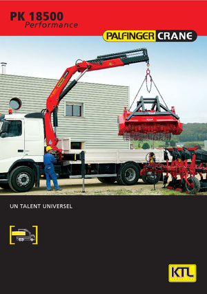 Гідравлічні вантажні крани Palfinger PK 18500 A