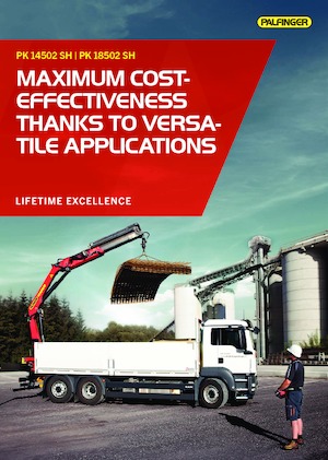 Гідравлічні вантажні крани Palfinger PK 18502 SH E