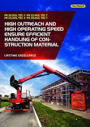 Гідравлічні вантажні крани Palfinger PK 23.001L TEC 3 C