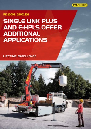 Гідравлічні вантажні крани Palfinger PK 20001 D