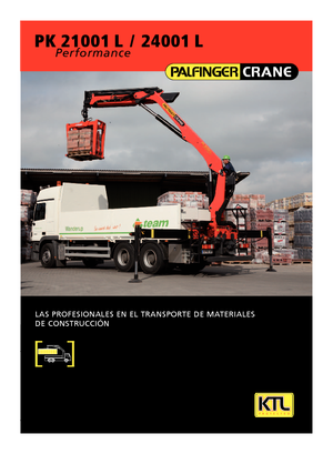 Гідравлічні вантажні крани Palfinger PK 21001 LCH 4