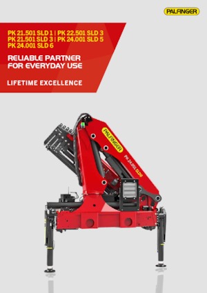 Гідравлічні вантажні крани Palfinger PK 22.501 SLD 3 B