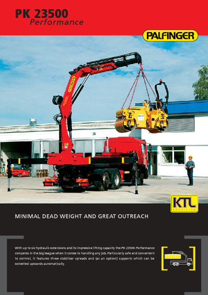 Гідравлічні вантажні крани Palfinger PK 23500 A