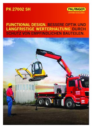 Гідравлічні вантажні крани Palfinger PK 27002 SH C