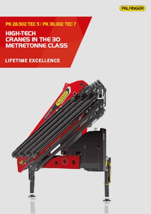 Гідравлічні вантажні крани Palfinger PK 28.502 TEC 5 D