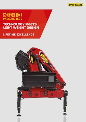 Гідравлічні вантажні крани Palfinger PK 32.002 TEC 3 C