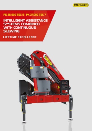 Гідравлічні вантажні крани Palfinger PK 37.002 TEC 7 E