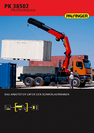 Гідравлічні вантажні крани Palfinger PK 38502 E