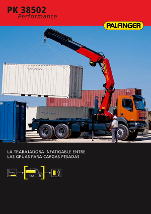 Гідравлічні вантажні крани Palfinger PK 38502 E