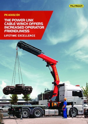 Гідравлічні вантажні крани Palfinger PK 40002 EH G